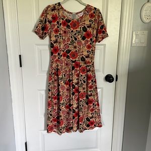 Lularoe floral dress with pockets